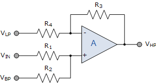 Amplifier Summing Circuit amplifier summing circuit