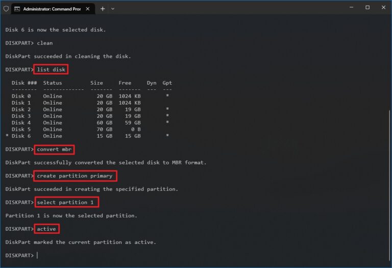 How to use DiskPart to clean and format drive not working on Windows 10 ...
